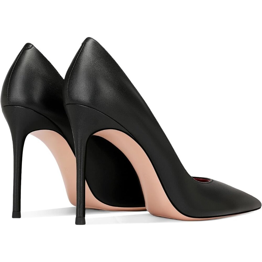 ⚡Women's Black High Heel Pumps Elegant Stiletto Heels with Cushioned Insole - Picture 3 of 8